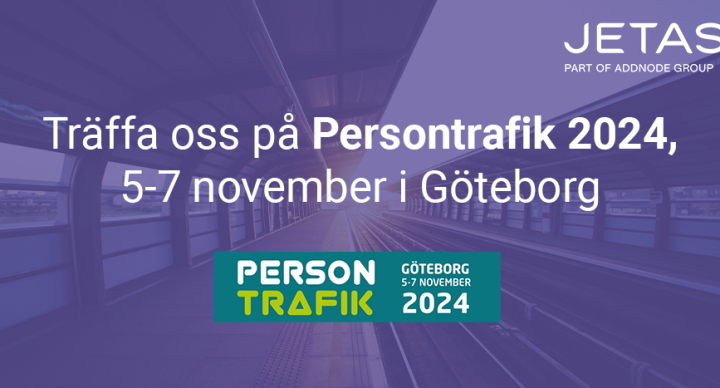 Träffa oss på Persontrafik 5-7 november, 2024